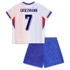 Conjunto (Camiseta+Pantalón Corto) Francia Griezmann 7 Segunda Equipación Euro 2024 - Niño